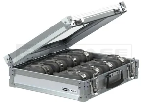 Алюминиевый кейс с прозрачной крышкой